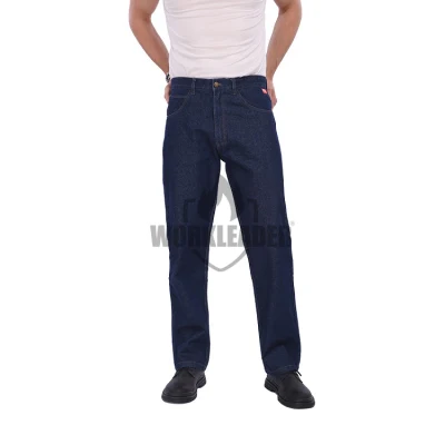 Светоотражающие мужские рабочие джинсы из 100% хлопка для спецодежды для нефтегазовой промышленности Pantalon