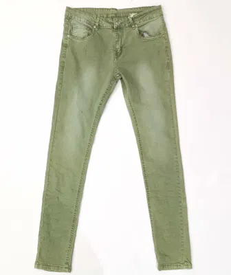 Мужские узкие брюки/брюки из спандекса, хлопковые брюки-карго, джинсовая стирка